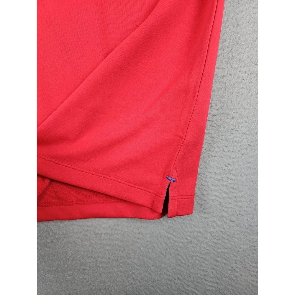 NEW Twillory Polo Shirt Men's XL Red Polyester Athleisure Short Sleeve NWT